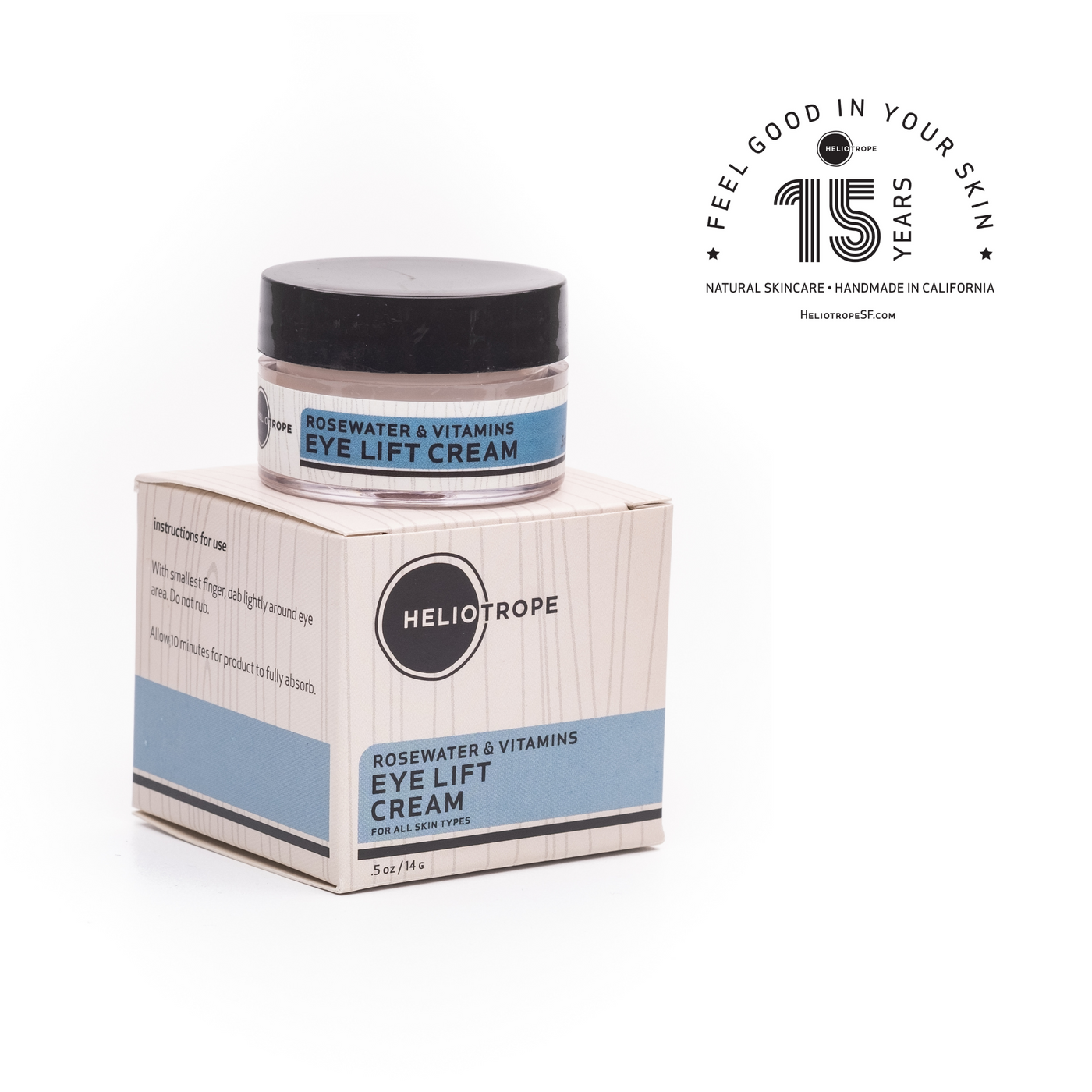 rosewater vitamins hydrating eye cream moisturizer 15th anniversary