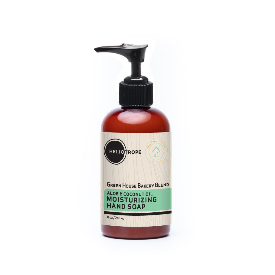 green house bakery aloe coconut oil liquid hand soap oakland collaboration