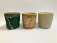 artist sherry olsen faux bois soy candle limited edition - vessel can be reused after candle is gone!