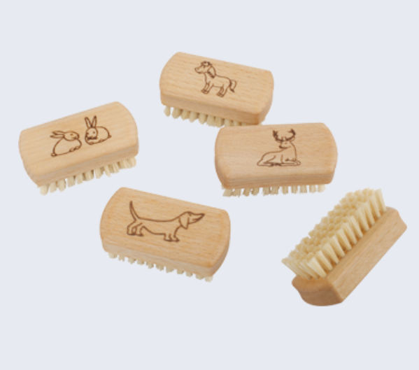 redecker german childrens kids nail brush assorted animals