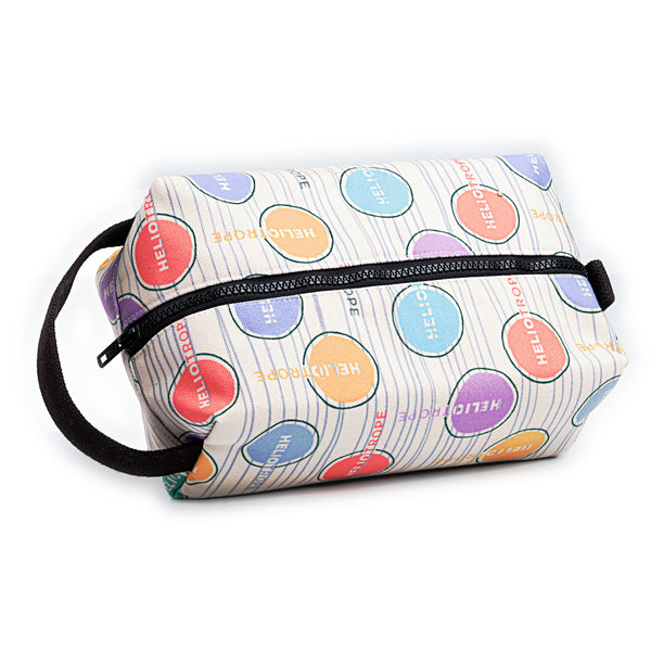 cotton dopp kit heliotrope logo made in USA