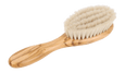 redecker german wooden brush for babies olivewood goat hair bristles