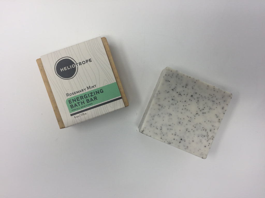energizing exfoliating bath bar rosemary mint
