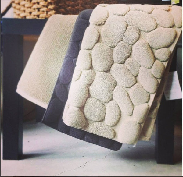 organic cotton pebble bath mats from Japan ishikoro