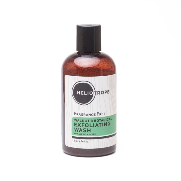 walnut botanical exfoliating wash shower gel scrub