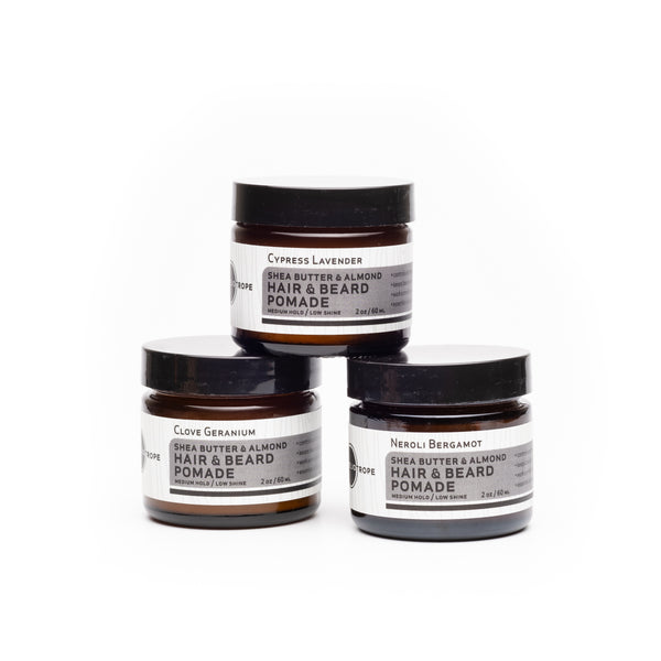 Shea & Cocoa Butter Hair & Beard Pomade - NOW 60% OFF