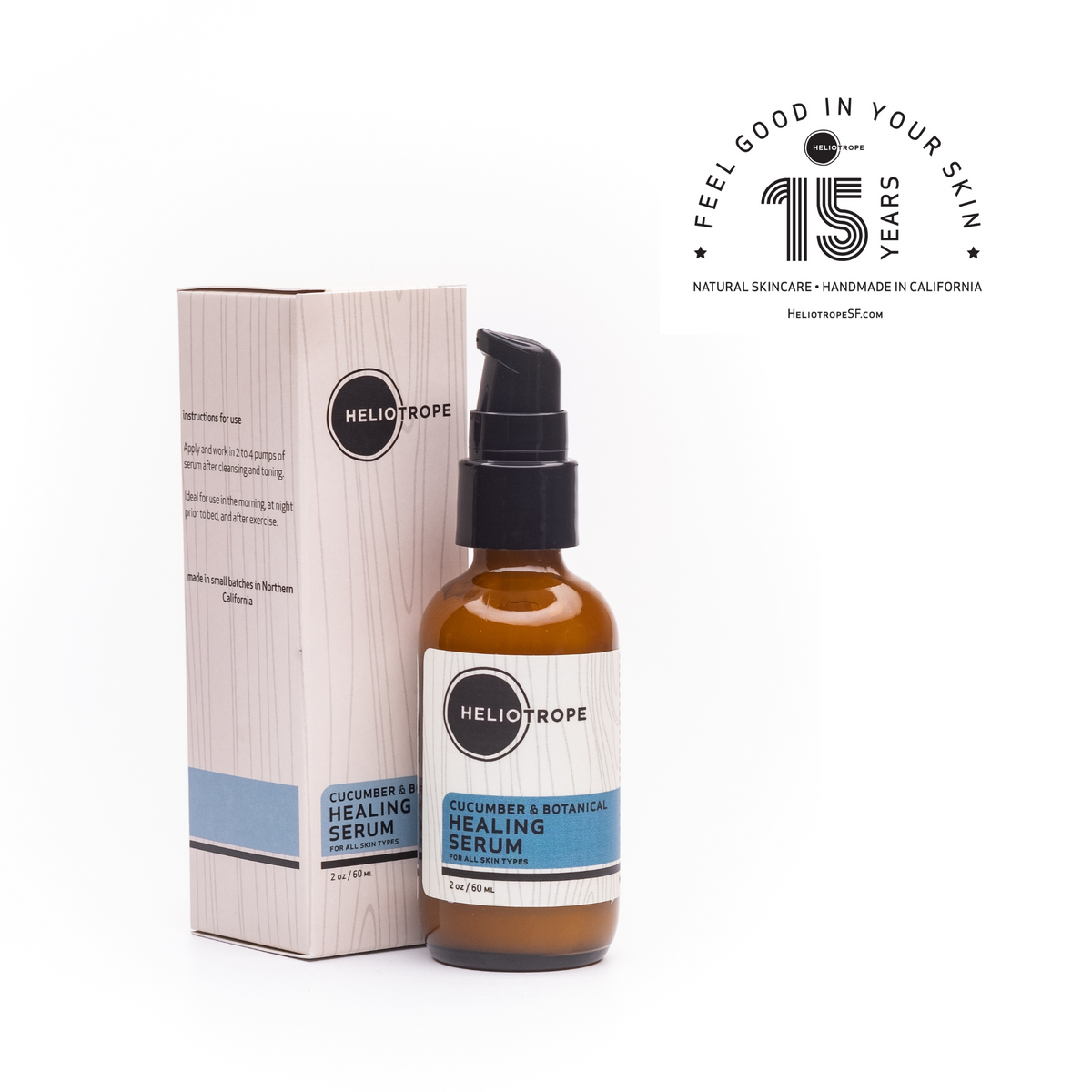 Cucumber & Botanical Healing Serum – Heliotrope SF