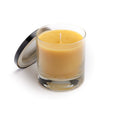 best beeswax & soy pillar candle all-natural aromatherapy glass votive
