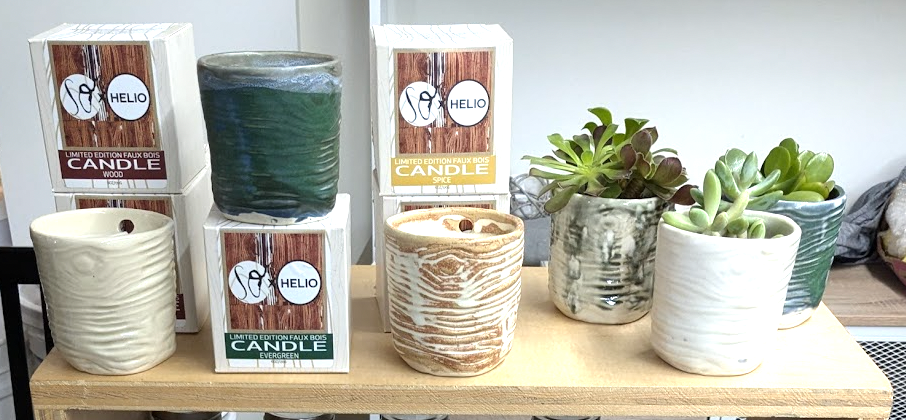 faux bois sherry olsen succulent planter