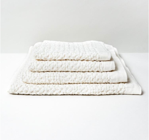 japanese cotton linen lattice bath towels