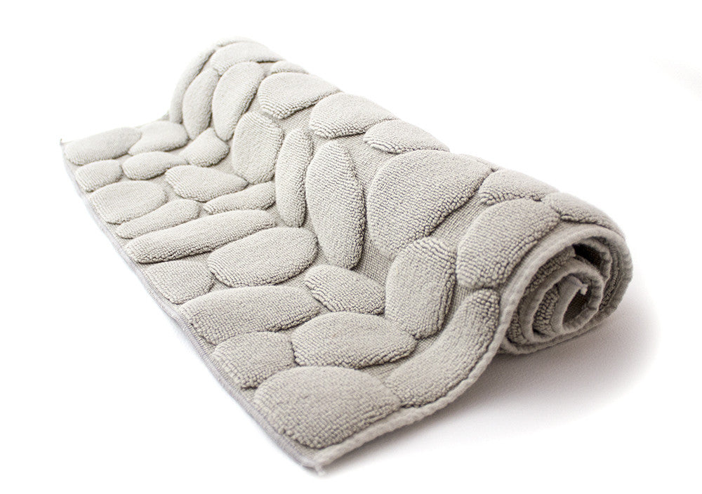 Ishikoro Pebble Bath Mat (light gray)