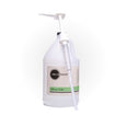 white gallon pump