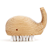 wooden whale nail brush
