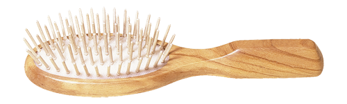 redecker german olivewood brush with wooden pins